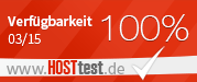 Hosttest - Webhoster Vergleich 100% März 2015